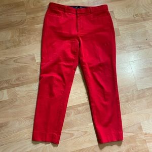 Banana republic Sloan slim fit red pants
